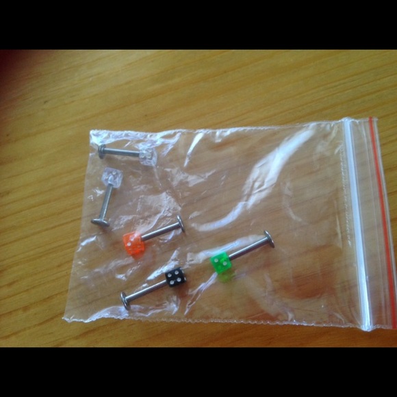 Jewelry - Nose, belly, eyebrow, daith, tongue rings NOSE DICE